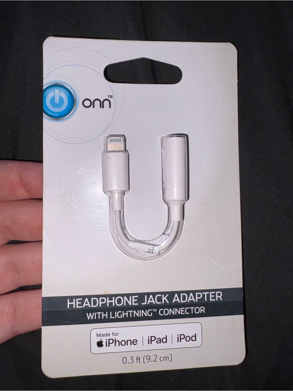 On Running White Lightning to 3.5mm Headphone Jack Adapter